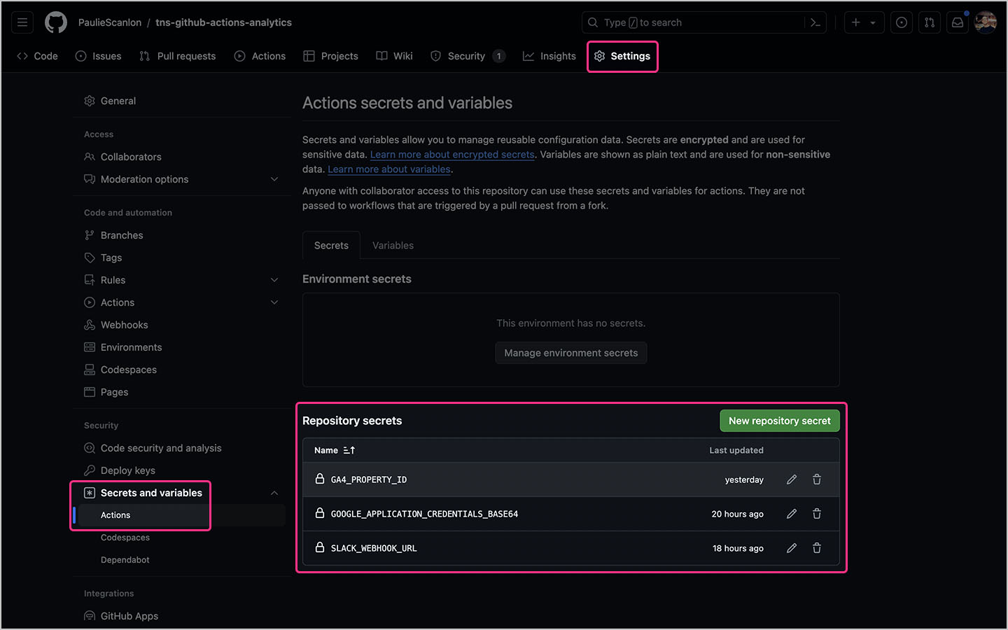 A screenshot of a GitHub repository