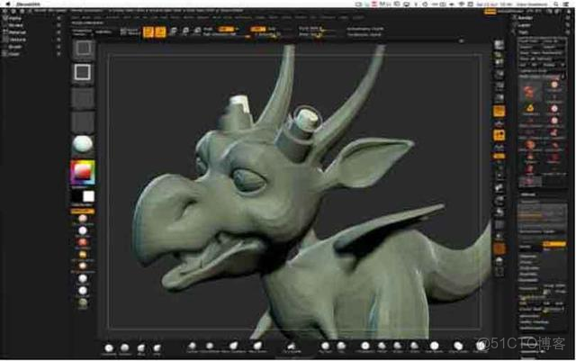 zbrush如何將某一側雕刻細節鏡像到另一側_建模_09