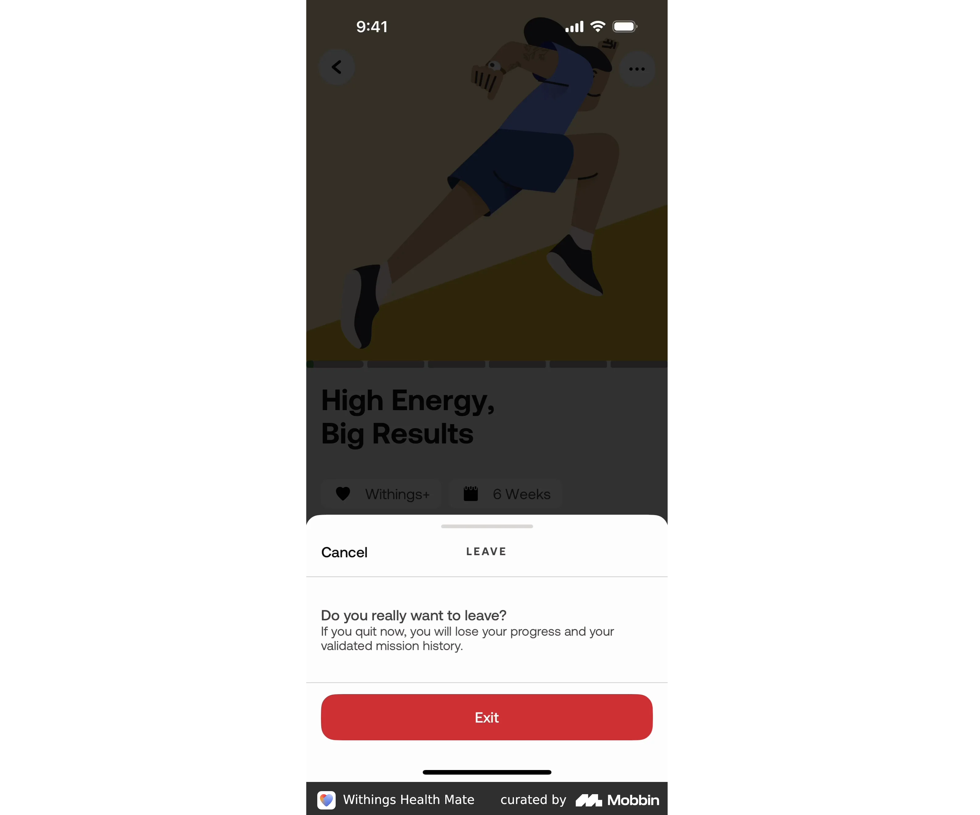 Inconsistent actions naming by Withings Health Mate