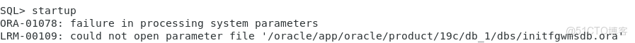ORA-01078: failure in processing system parameters LRM-00109: could not open parameter file / 解決方法_oracle_04