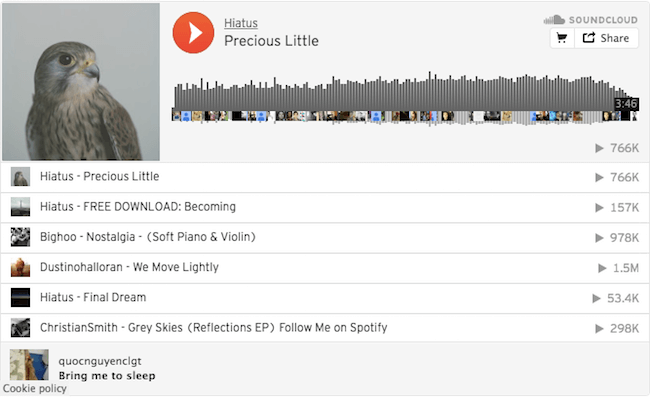 Bring Me To Sleep Playlist