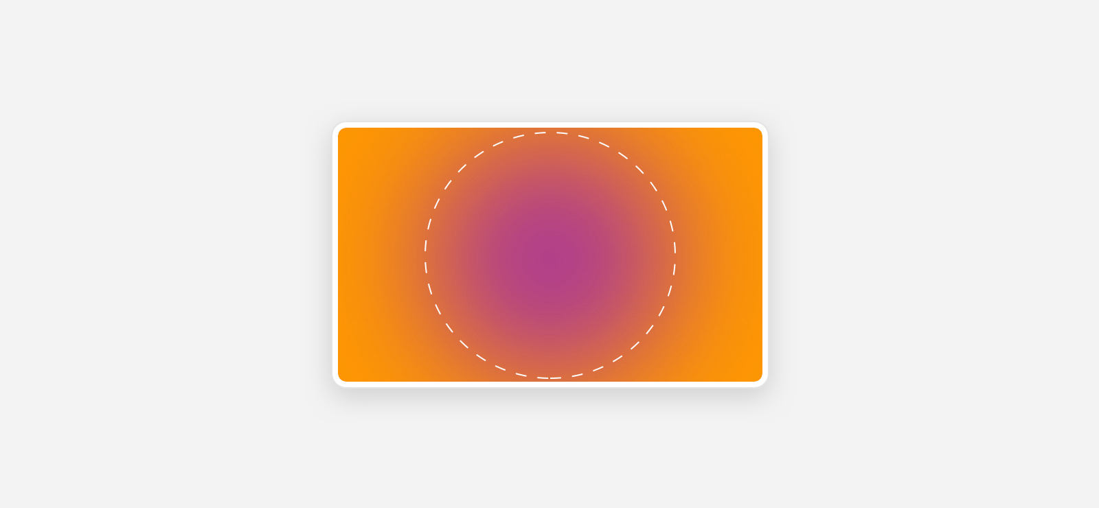 Circle-shaped gradient