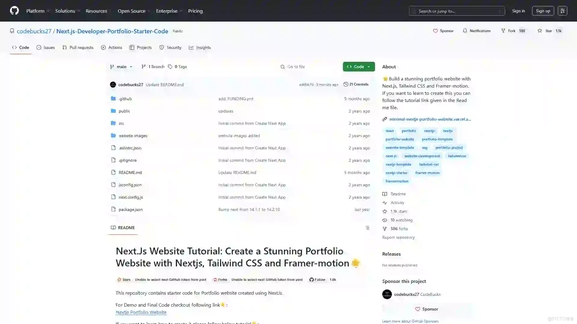 Next.js-Developer-Portfolio-Starter-Code