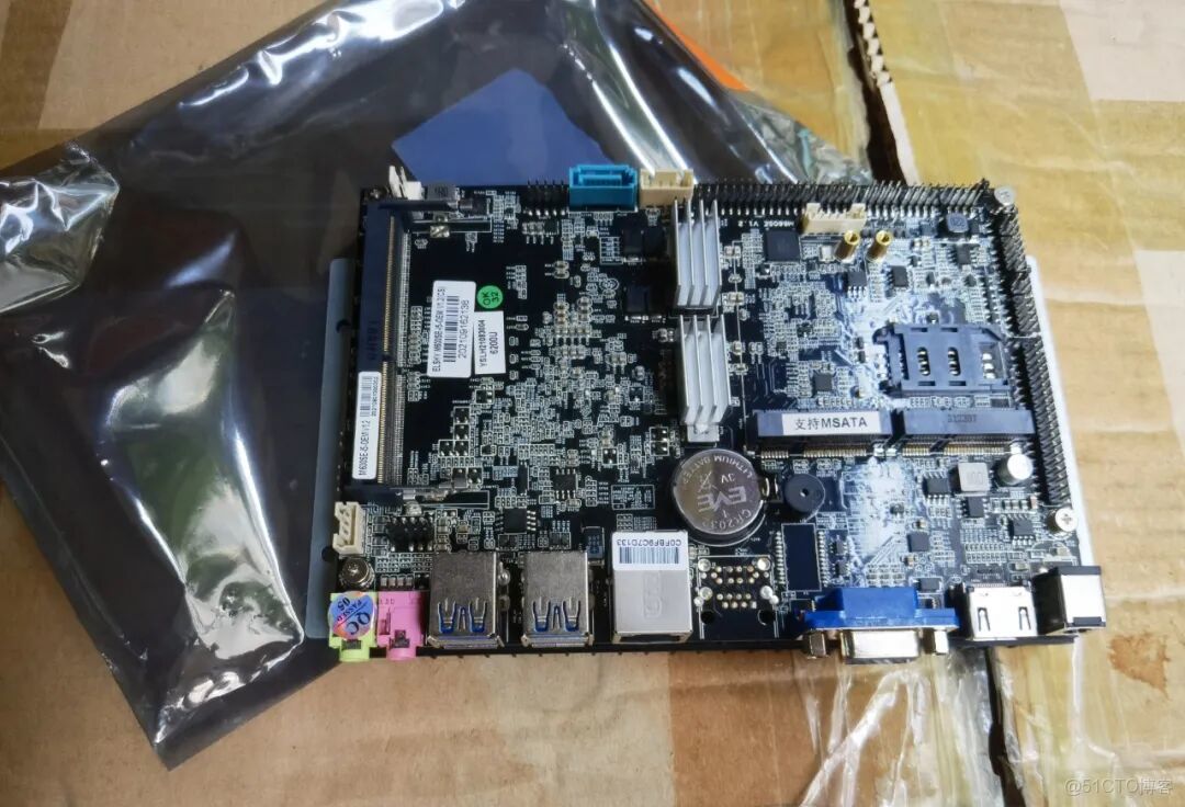 鹹魚大量流出185元全新i5工控主板，支持4K解析，MSATA+SATA雙盤位，可作為飛牛雲NAS神器！_工控_06