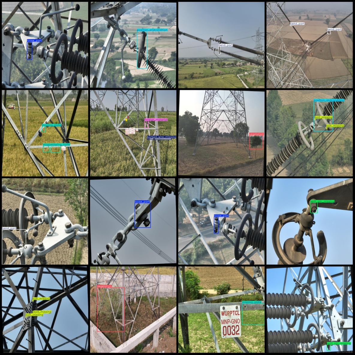 電力場景無人機巡檢數據集杆塔缺陷檢測數據集VOC+YOLO格式1720張12類別_數據集_03