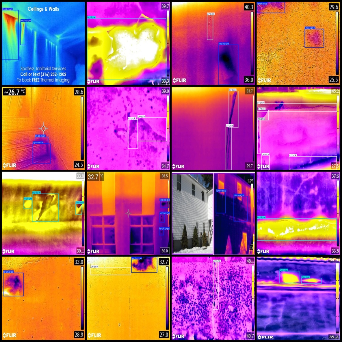紅外圖像建築牆面地面缺陷空洞裂紋檢測數據集VOC+YOLO格式362張3類別_數據集_03