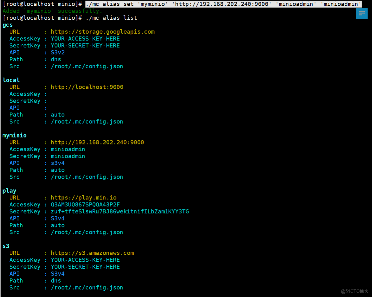 mc在MinIO中創建用户創建policy用户和policy的綁定（minio）_顯示文件_03