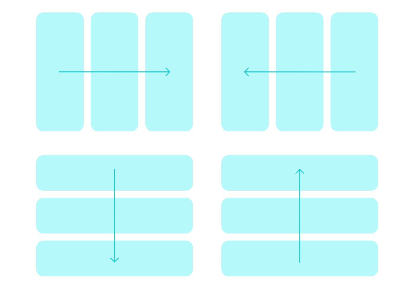 Elements can be sorted in any way