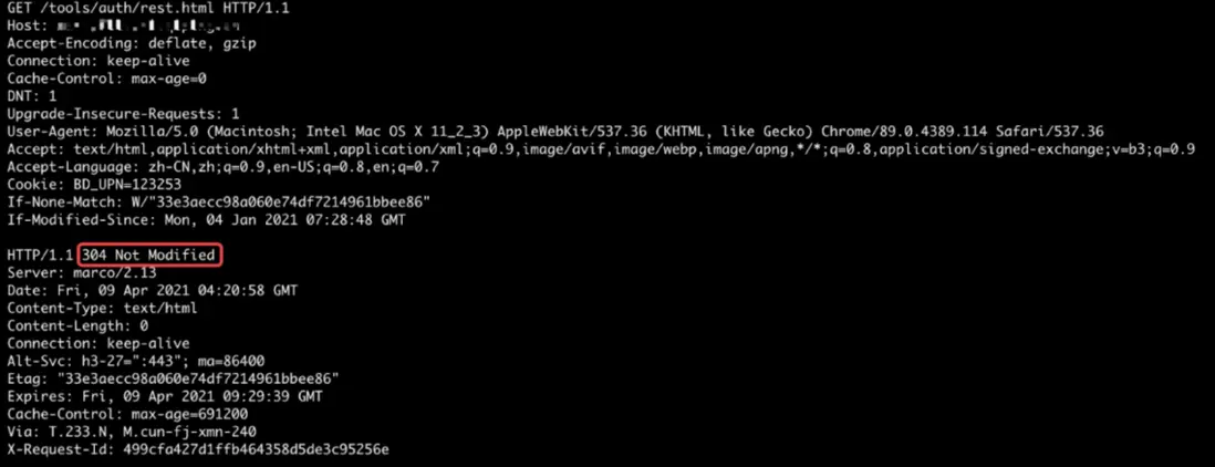 又拍雲存儲 304 緩存校驗