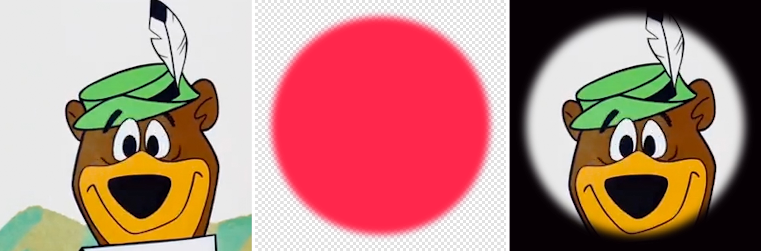 The Yogi Bear’s masking example by Andy Clarke