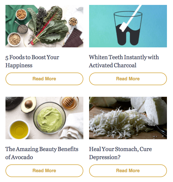 2-column layout - desktop view.