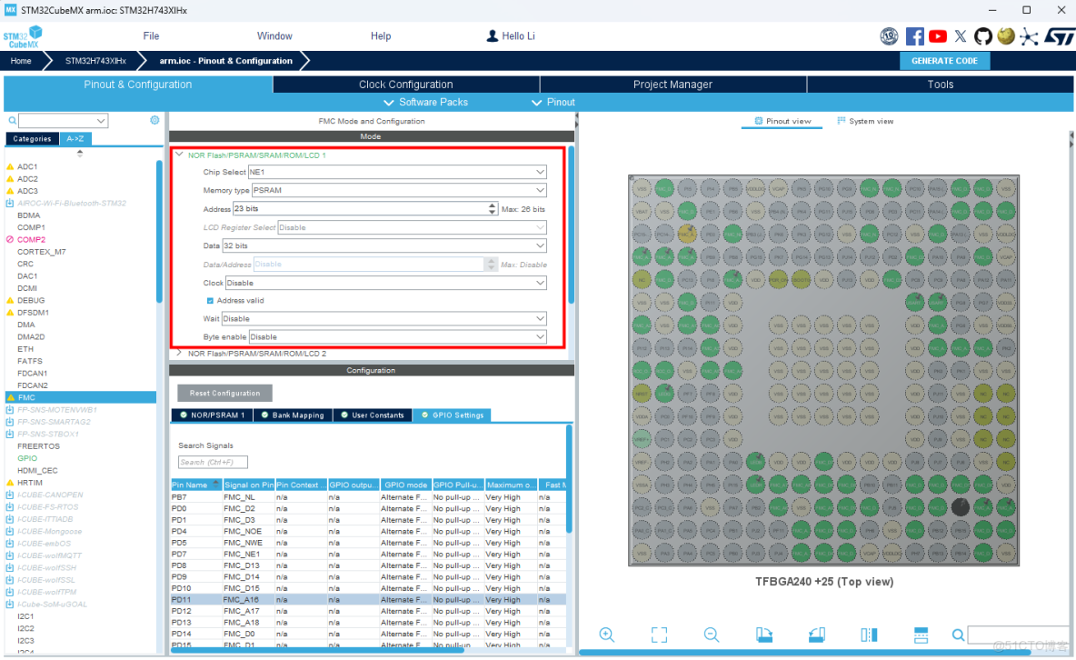 STM32H743-ARM例程42-FSMC-MUL - 實踐_數據_06
