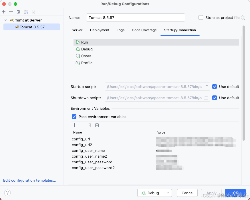tomcat/idea打包部署報錯,RUN 可以 DEBUG 不行_#java_02