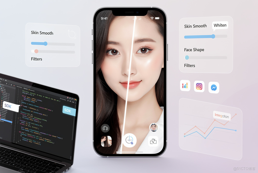 開發者視角：直播美顏sdk中人臉關鍵點的實現邏輯與選型建議_美顏sdk