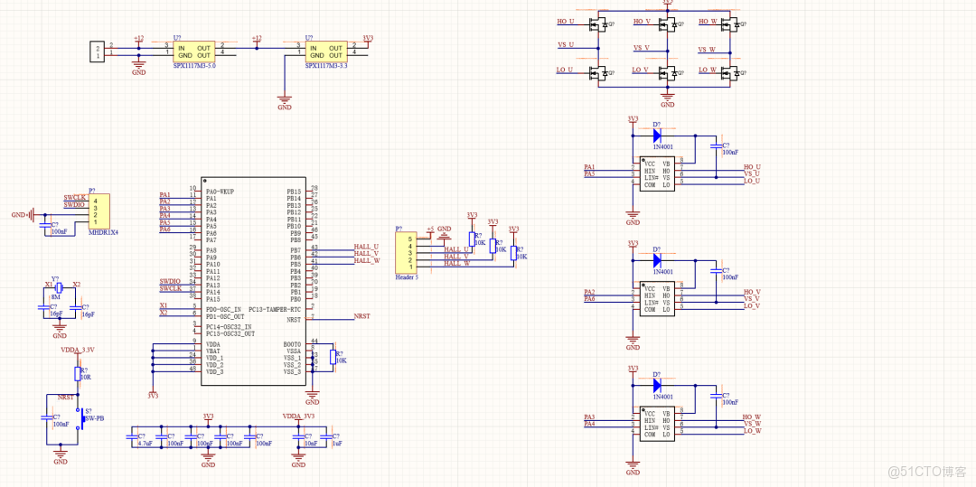 無刷電機驅動工程及FOC算法_邏輯判斷_03