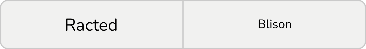 Button with small font size difference between the active and inactive state