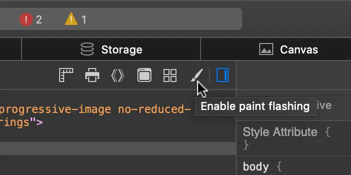 Enable-Paint-Flashing-dark