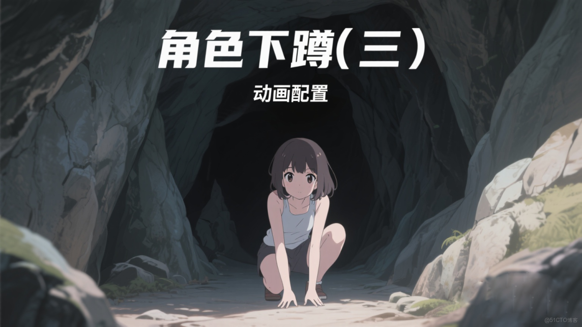 【Unity3D實例-功能-下蹲】角色下蹲（三）動畫配置_遊戲開發