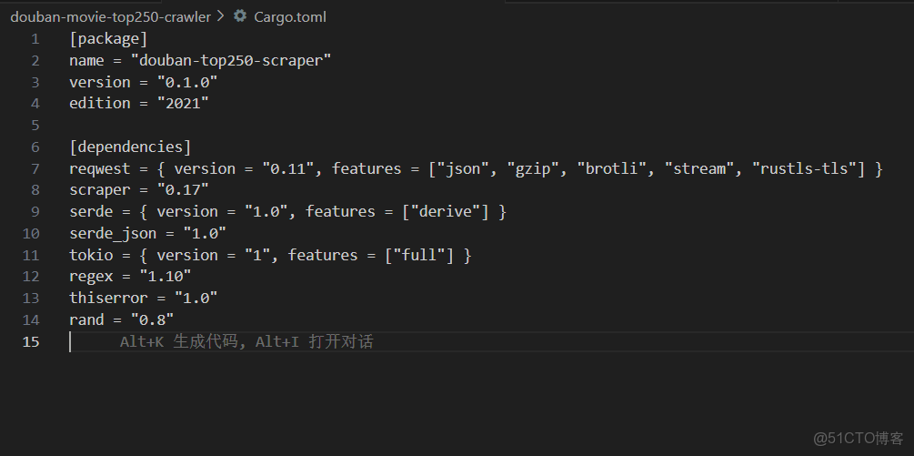使用requests庫實現豆瓣Top250電影信息爬取+簡單使用多線程提高效率_51CTO博客_#rust