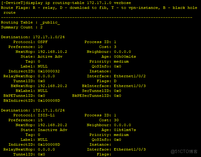 公網路由器如何做到透傳公網vlan_OSPF_03