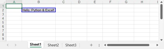 使用Python創建Excel文件示例