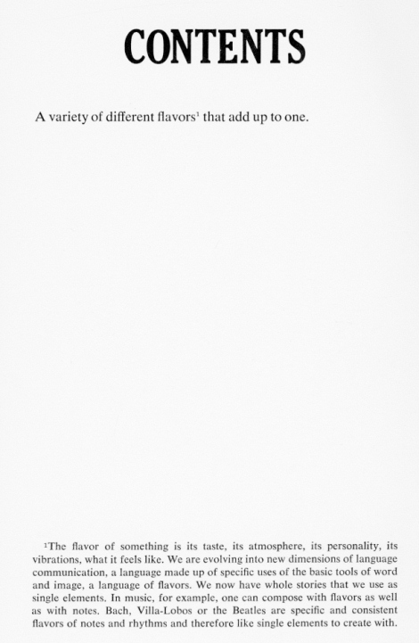 Table of Contents Showcase