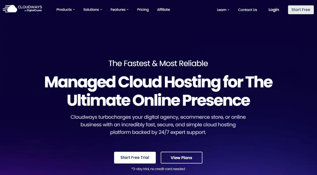 Cloudways官網