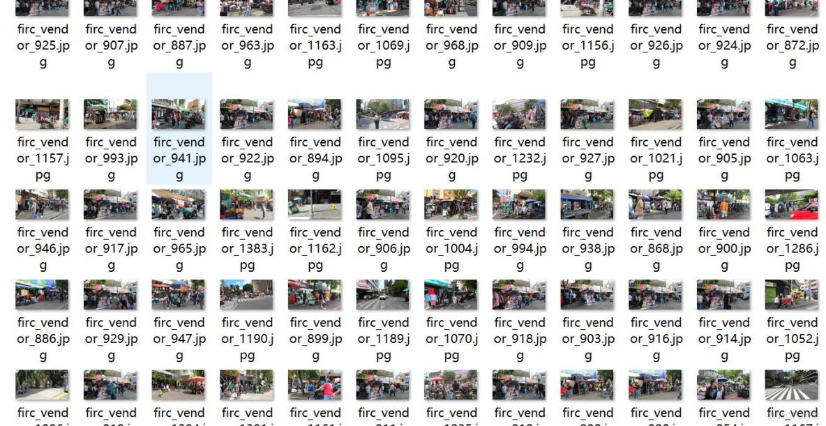 流動攤販佔道經營街上擺攤檢測數據集VOC+YOLO格式1396張3類別_xml文件