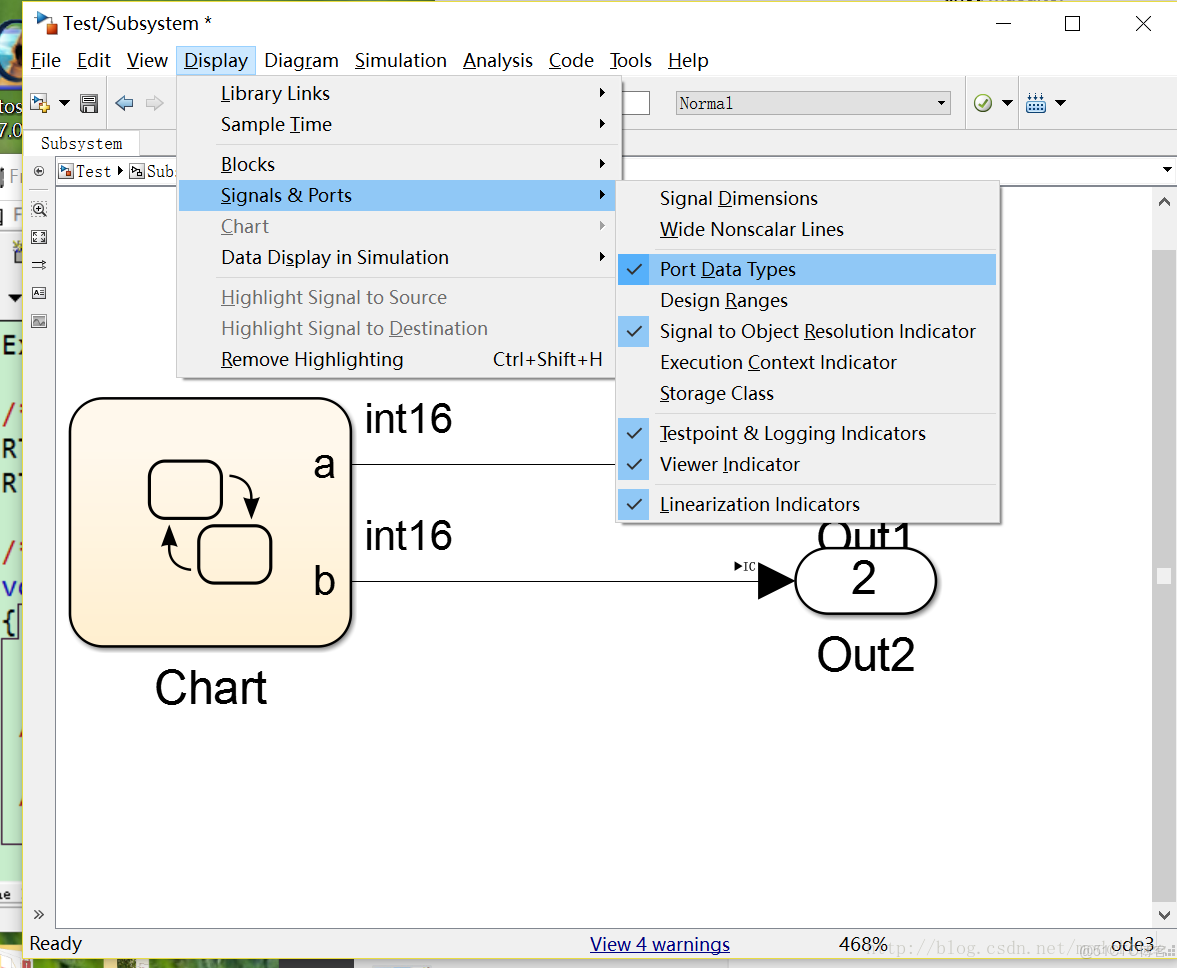simulink索引模塊_數據類型