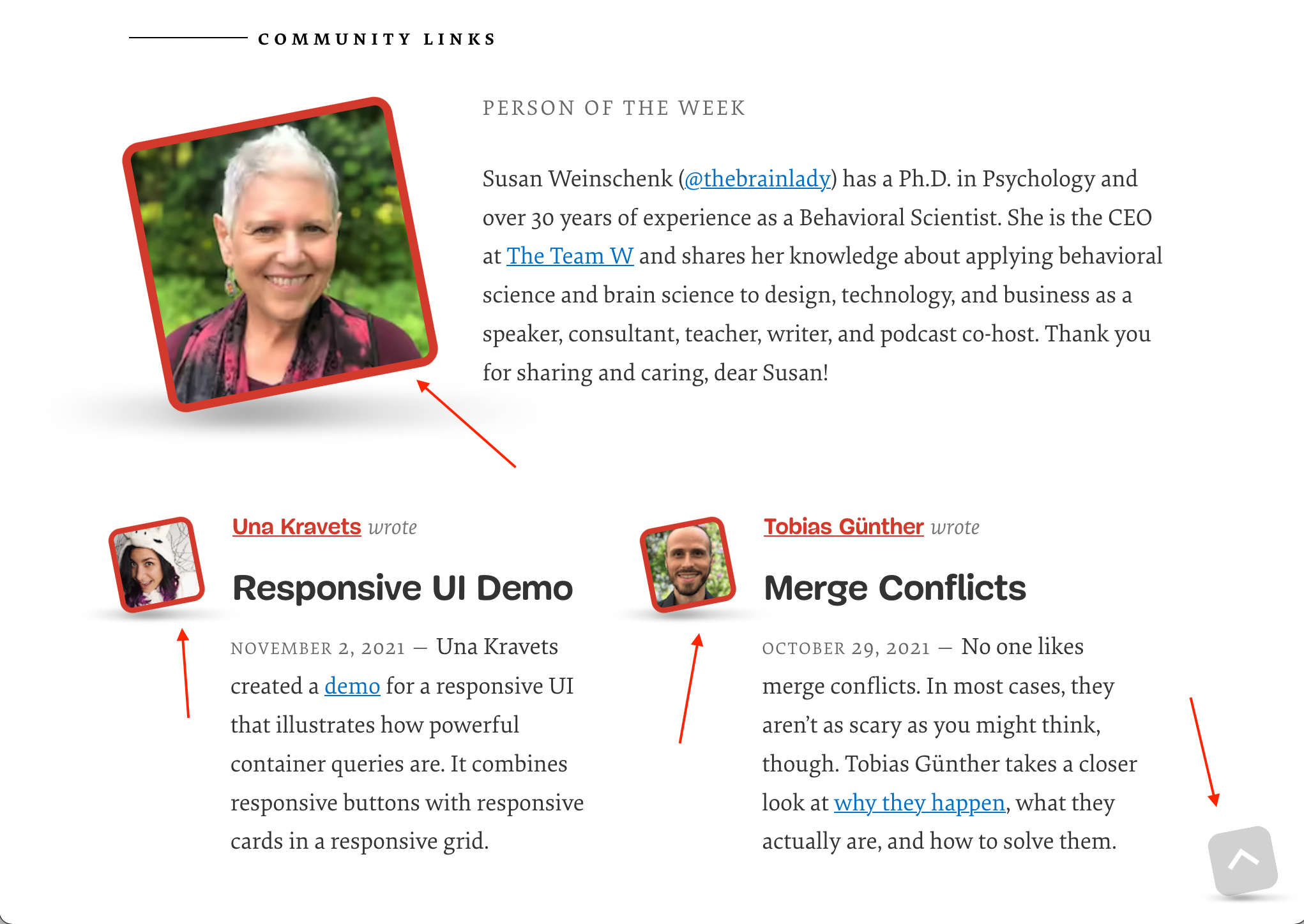 Tilted elements in Smashing Magazine