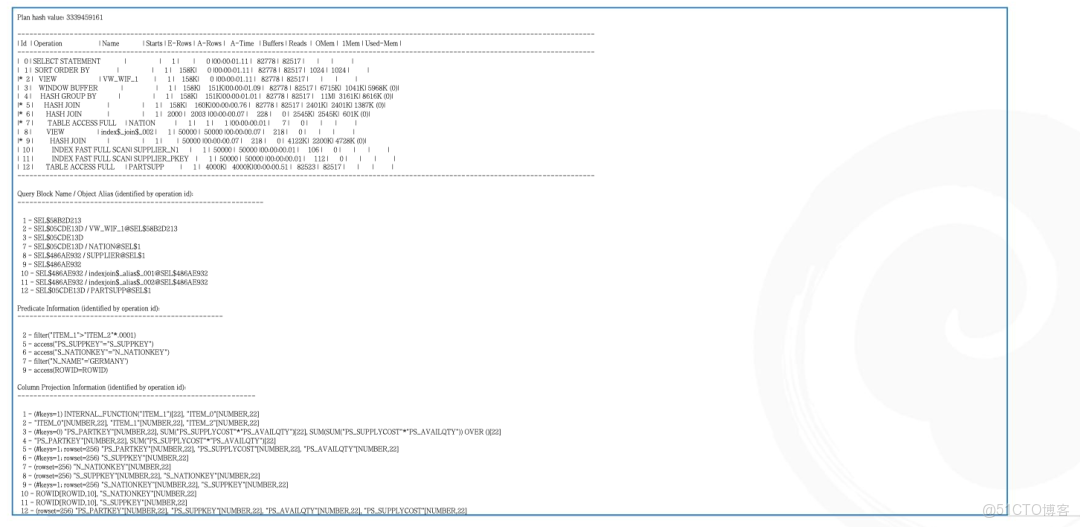 技術精講丨從 Oracle 出發，洞察跨庫遷移中的查詢優化與改寫_執行計劃_11