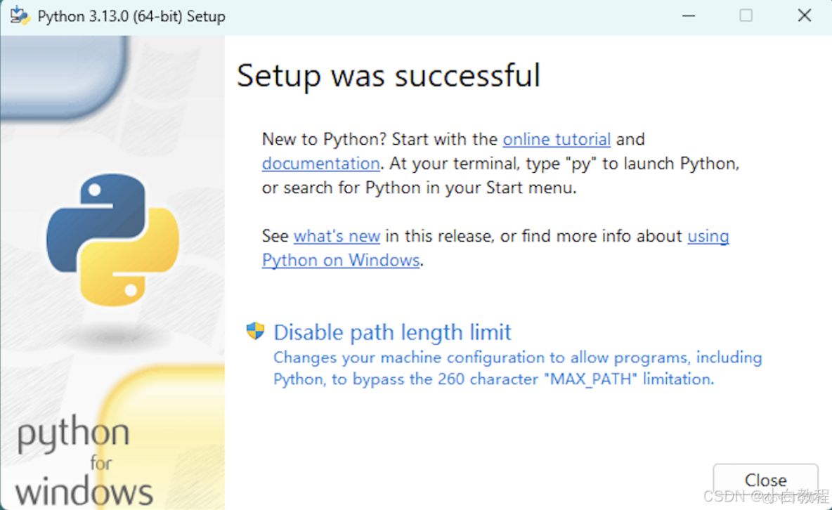 Python安裝教程（附安裝包）_python安裝包pan_python_06