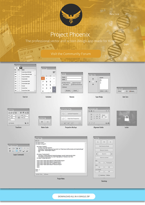 Project Phoenix (free extensions for Fireworks, all updated)
