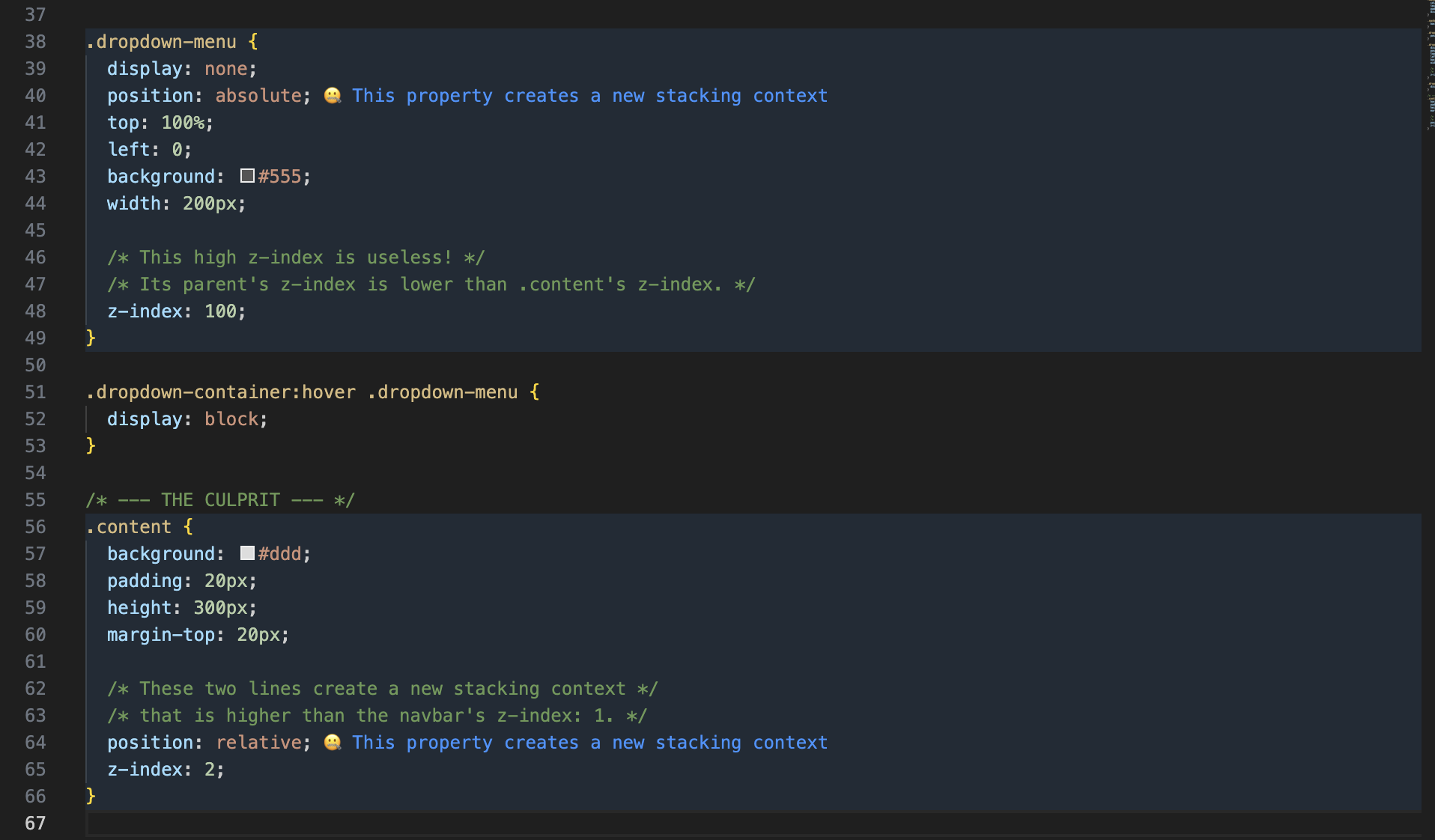 Better CSS Stacking Contexts Extension