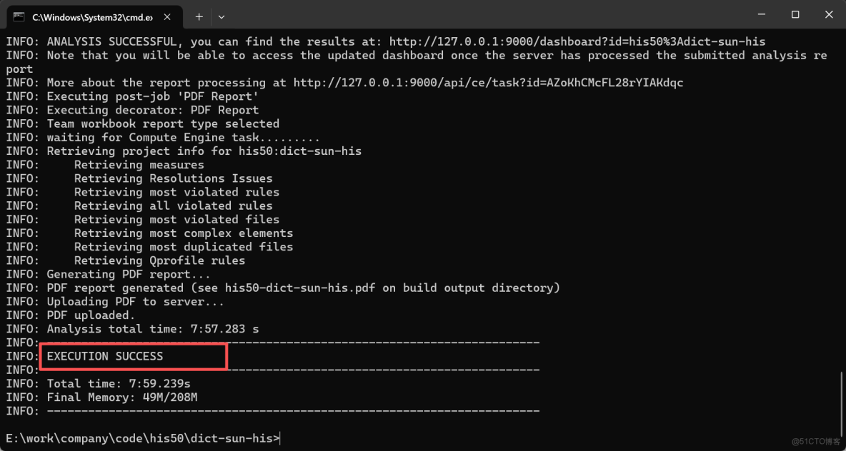SonarQube 本地搭建及使用小結_#SonarScanner_22
