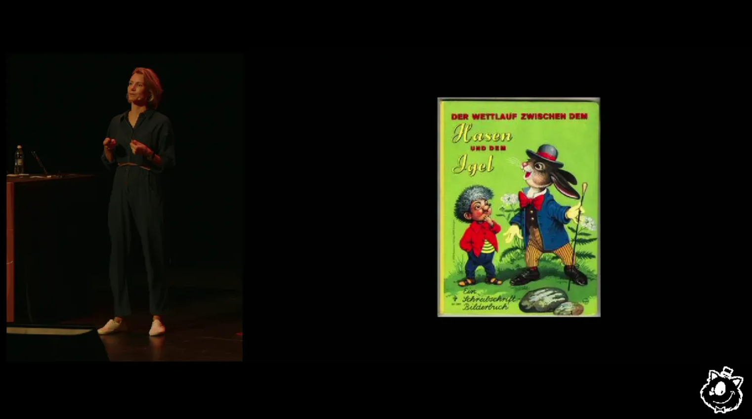 Christine Vallaure on stage