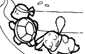 兔子不是在睡覺，只是在等待被喚醒