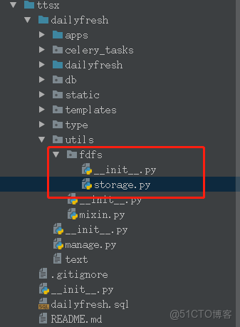 Django項目的dockerfile文件存放在哪裏_Storage