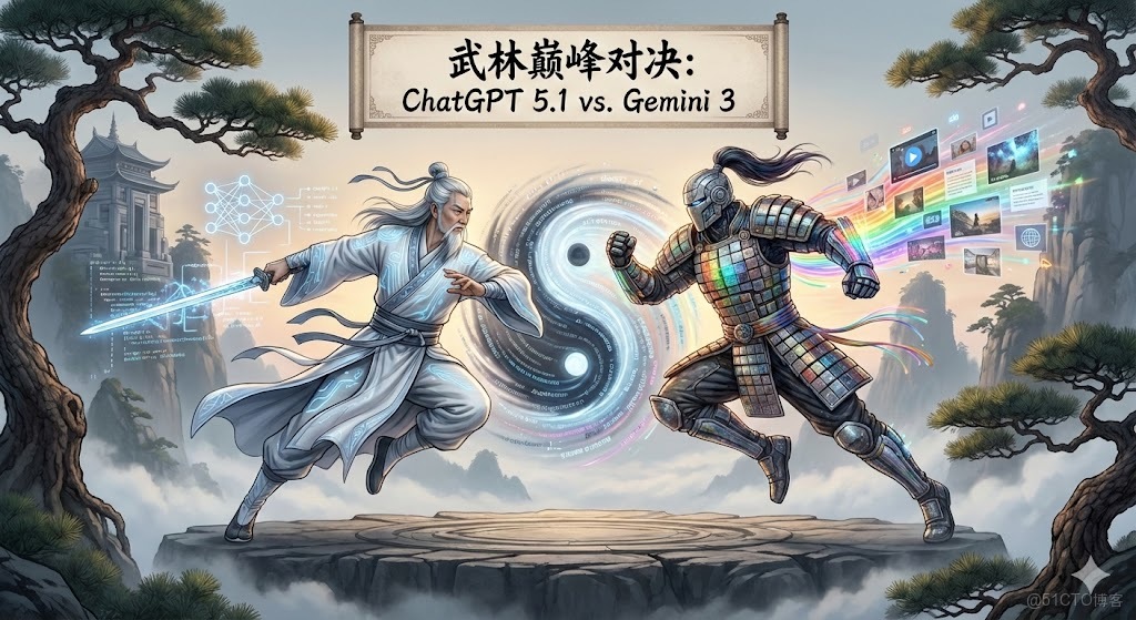 【深度評測】既生瑜，何生亮：ChatGPT 5.1 與 Gemini 3 的終極對決_chatgpt5.1和gemini區別