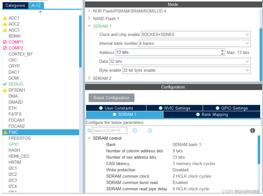 stm32cubemx fmc W9825G6KH 200M 配置_ide_39