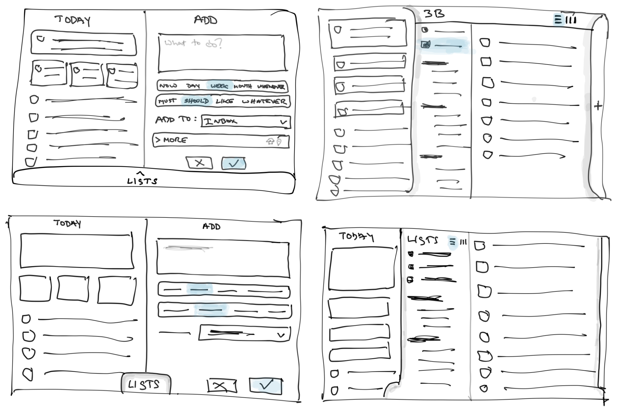 Early sketches for Miter