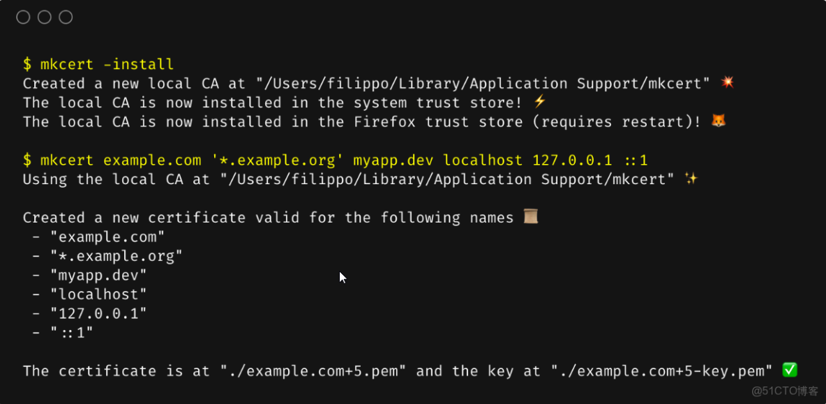 mkcert: 本地使用的 HTTPS 證書_HTTPS_02