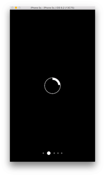 Image loading indicator.