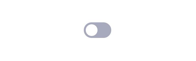 A simple switch component in the off state.