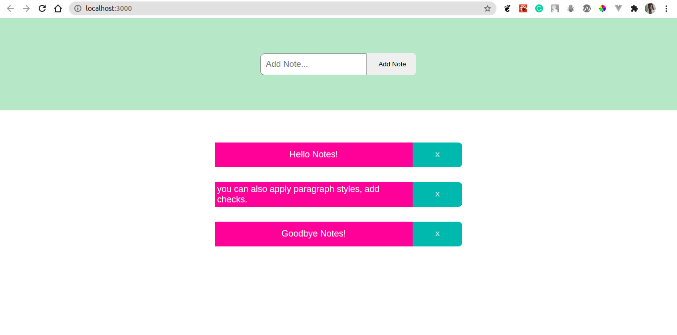 The Notes application