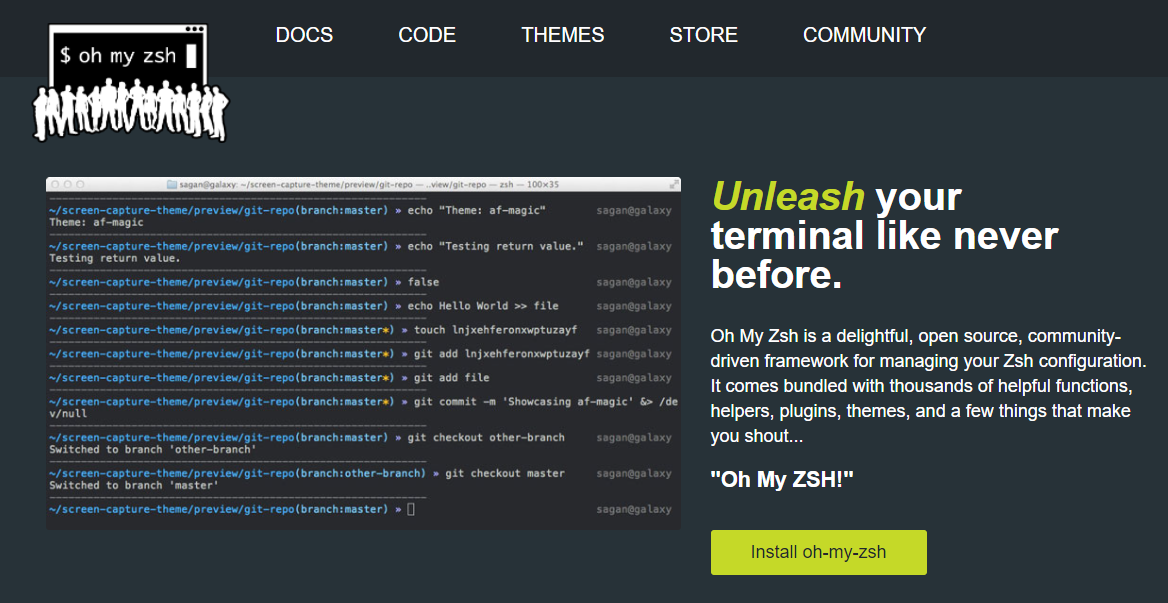 Oh My Zsh