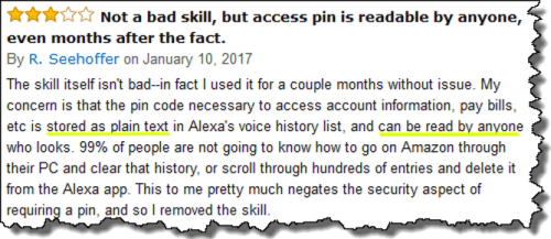 Respect user privacy and security