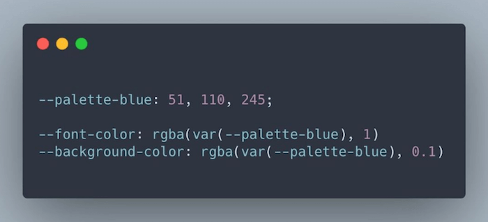 CSS Variables And HSLA