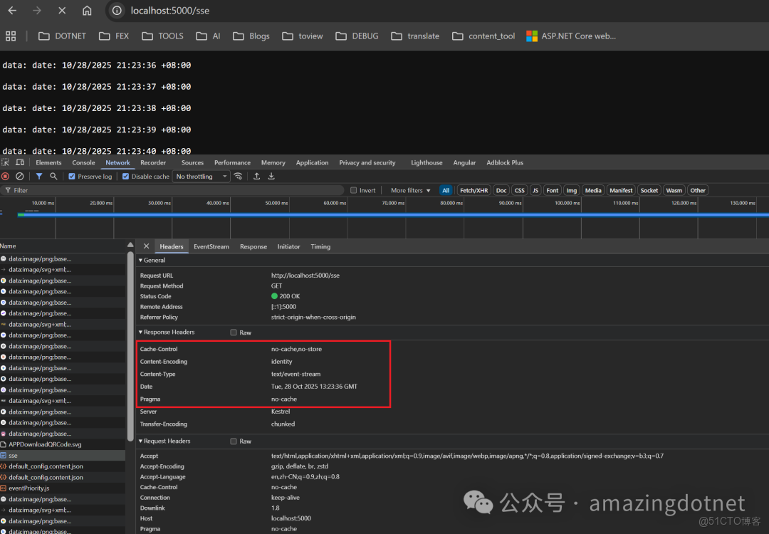 ASP.NET Core 10 中的 Server Sent Event_API