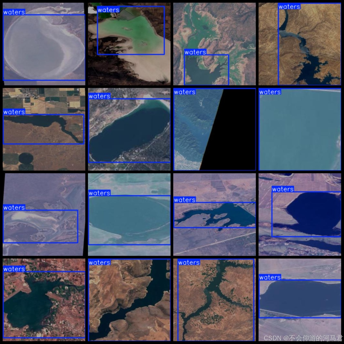 衞星拍攝地面水域檢測數據集4868張VOC+YOLO格式_txt文件